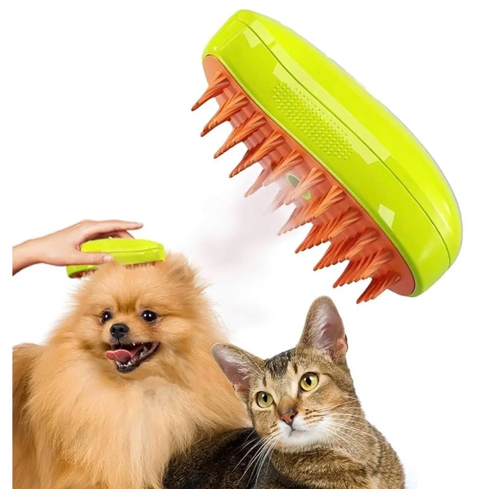 Pet Steam Brush for Cats & Dogs